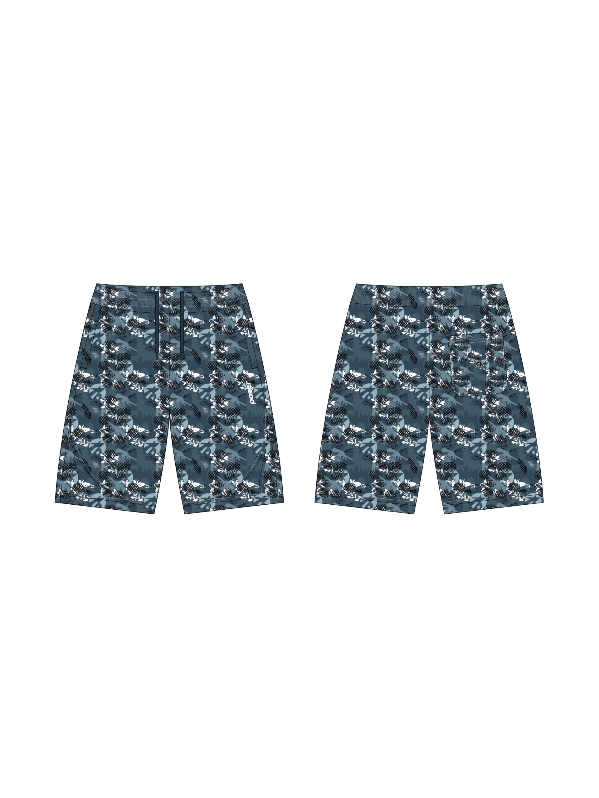 CE4E5F7E-19B6-4417-8C3D-AE02B96A1402 Poser Flecktarn Shorts